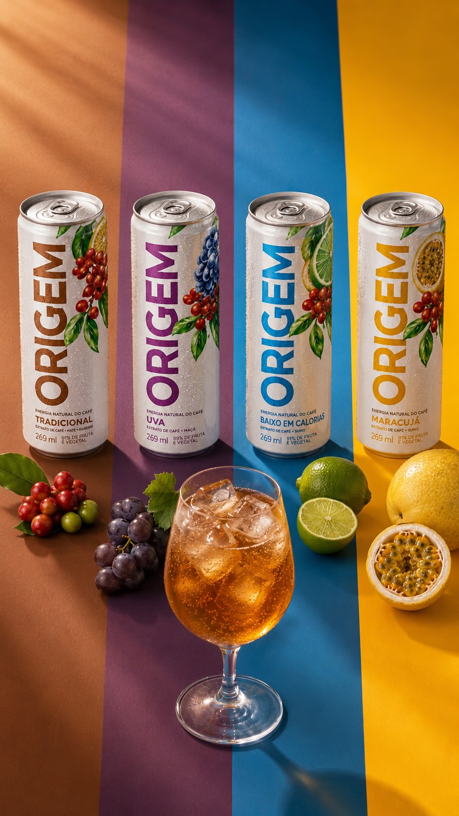 Família ORIGEM — 4 sabores
