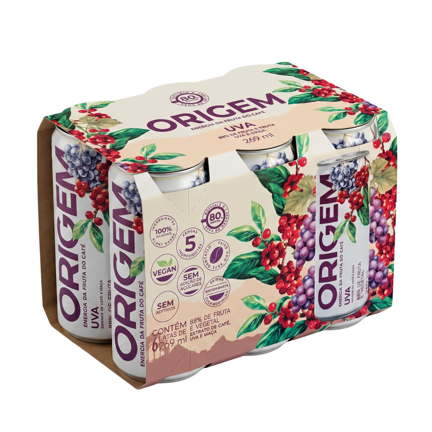 GRAPE (6 cans of 269 ml)
